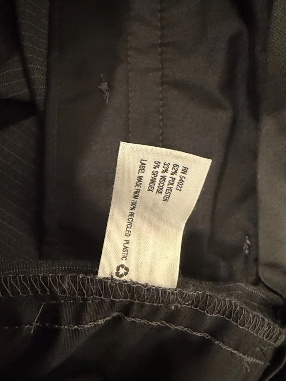 GAP Women’s Black Pinstripe Dress Pants